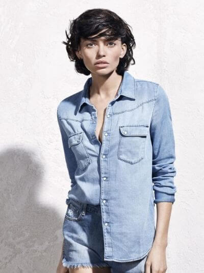 fryzura typu long bob