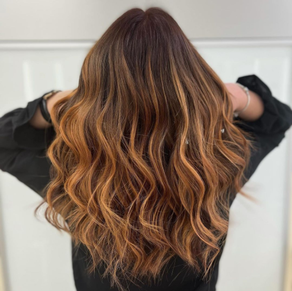 Piękne odżywione włosy